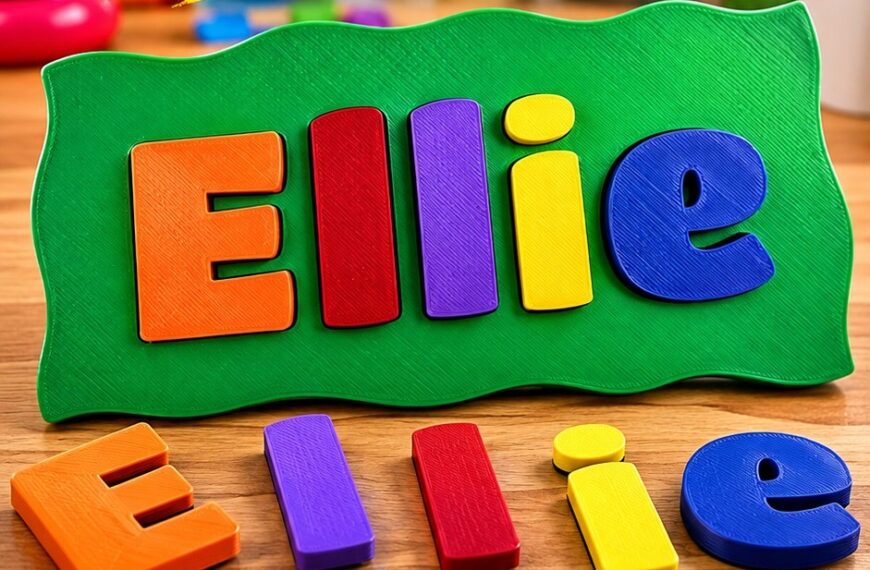 3D Printed Personalized Name Puzzle! 🧩 | Fun Learning Toy #Shorts