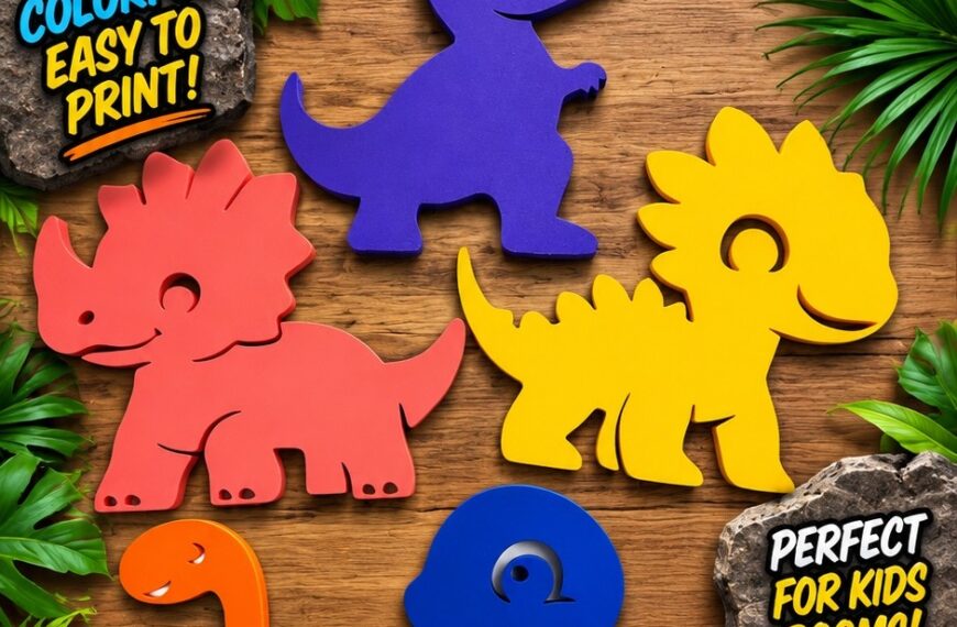 3D Printed Chibi Dinosaurs! 🦖🦕 | Wall Art Pack Vol. 2 #Shorts